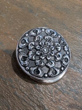 Vintage Floral Dress Clip: West Germany Mid-Century Scarf Pin